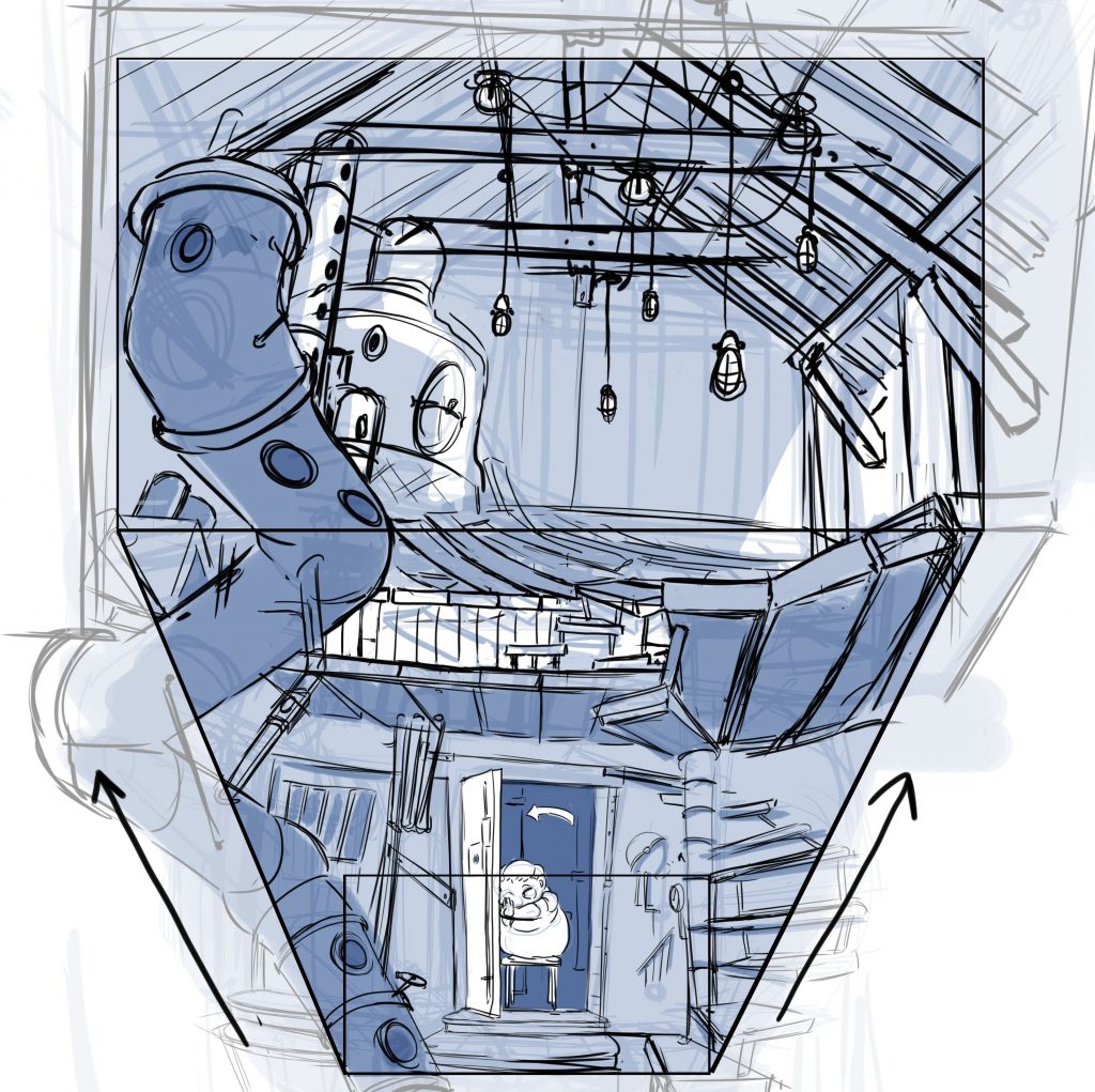 Practice in Animation Storyboards - LAYOUT SPECIAL | Clio Calman Portfolio